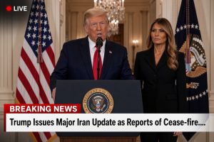 Trump Issues Major Iran Update as Reports of Cease-Fire Violations Raise Fresh Concerns Over Regional Tensions