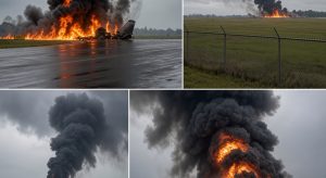 BREAKING:​ Passenger Plane with 244 People Crashes in Devastating Air Disaster