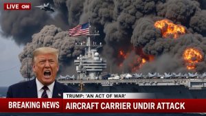 BREAKING: Shocking reports are circulating that a Russian Su-57 stealth fighter pilot has allegedly carried out a devastating strike on a U.S. aircraft carrier reportedly transporting more than 700 tanks.