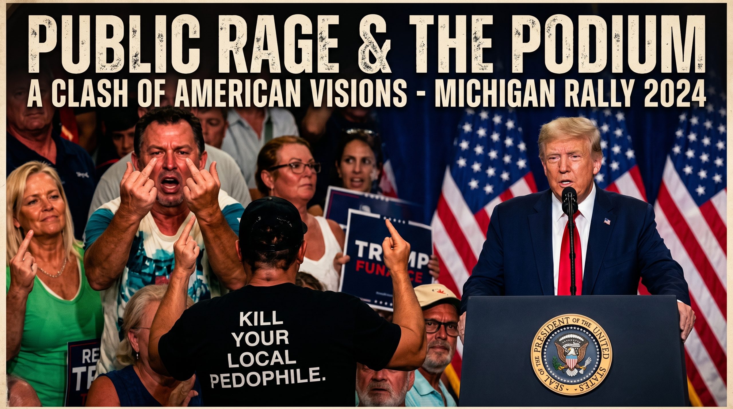 Trump rally heckler