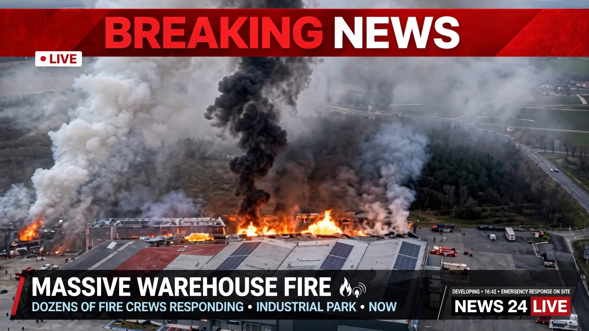 Greece biscuit factory fire