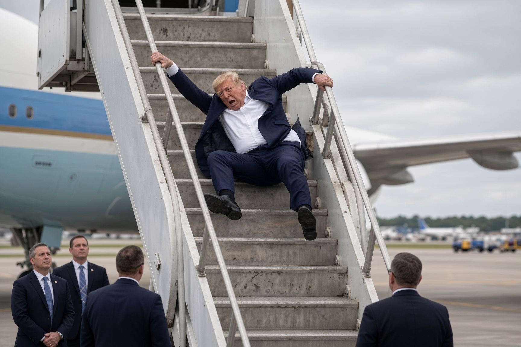 Trump fall