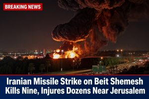 Iranian Missile Strike on Beit Shemesh Kills Nine, Injures Dozens Near Jerusalem