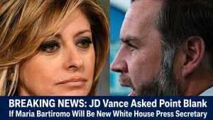 JD Vance Dodges Direct Answer on Maria Bartiromo as White House Press Secretary