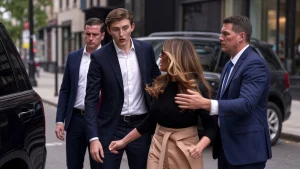 Iranian Regime Unleashes Chilling Video Targeting Melania, Barron