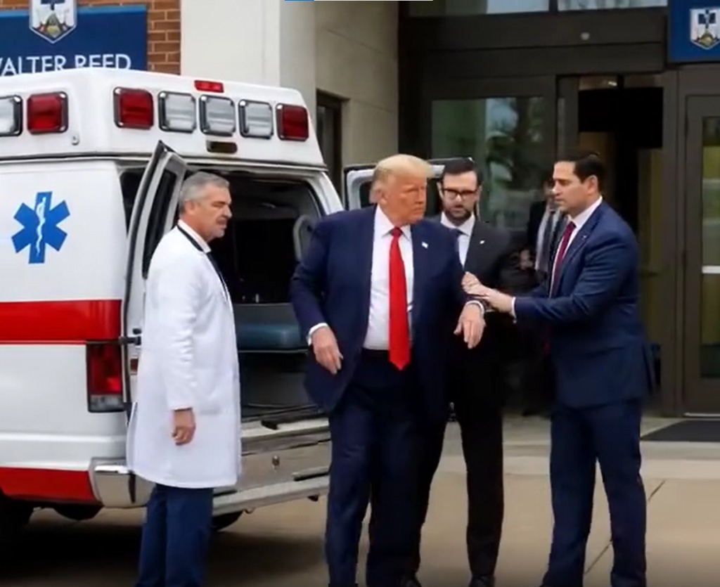 Trump Walter Reed